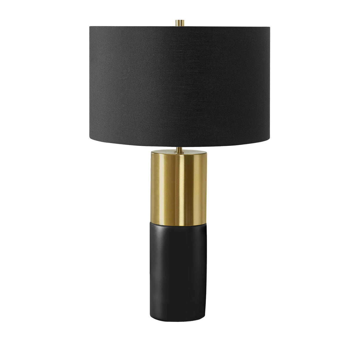 Lighting, Table Lamp, Concrete, Contemporary - Black / Gold