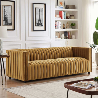 Dominic - Channel Tufted Sofa