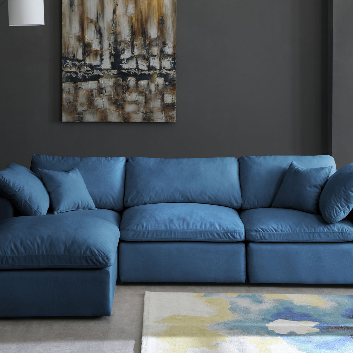 Plush - 4 Piece Modular Sectional