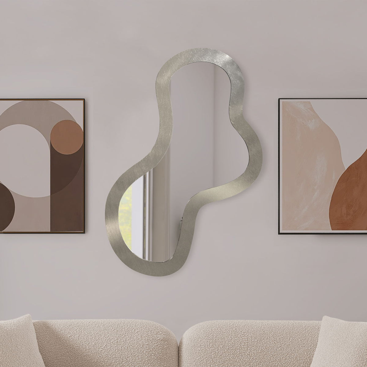 Oblique - Metal Frame Mirror