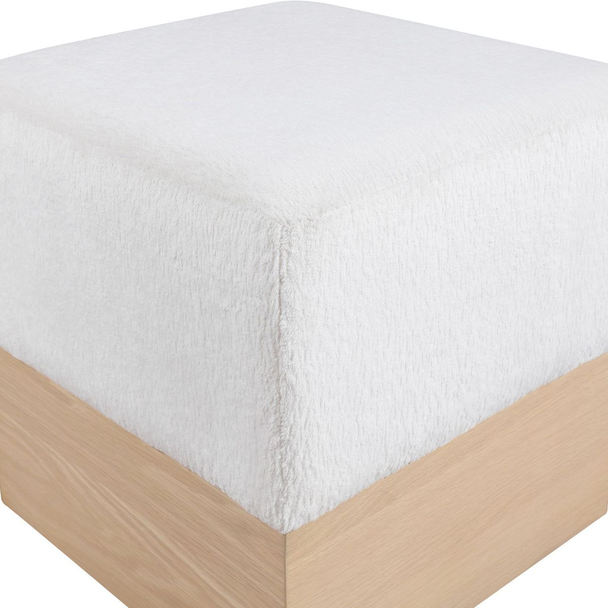 Havre - Ottoman / Stool With Natural Base