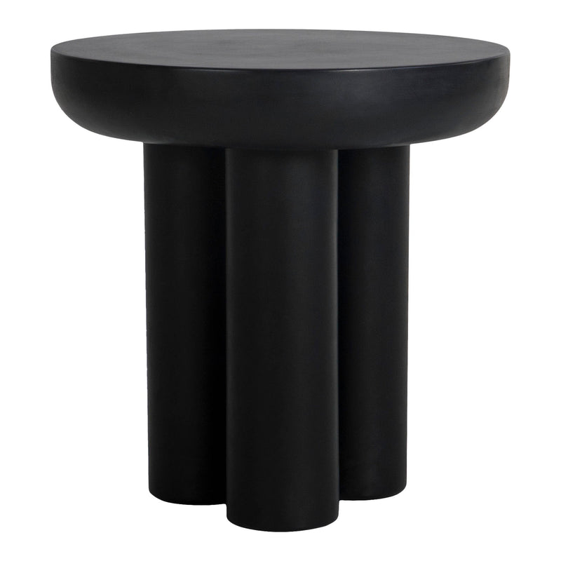 Rocca - Cement Side Table - Black