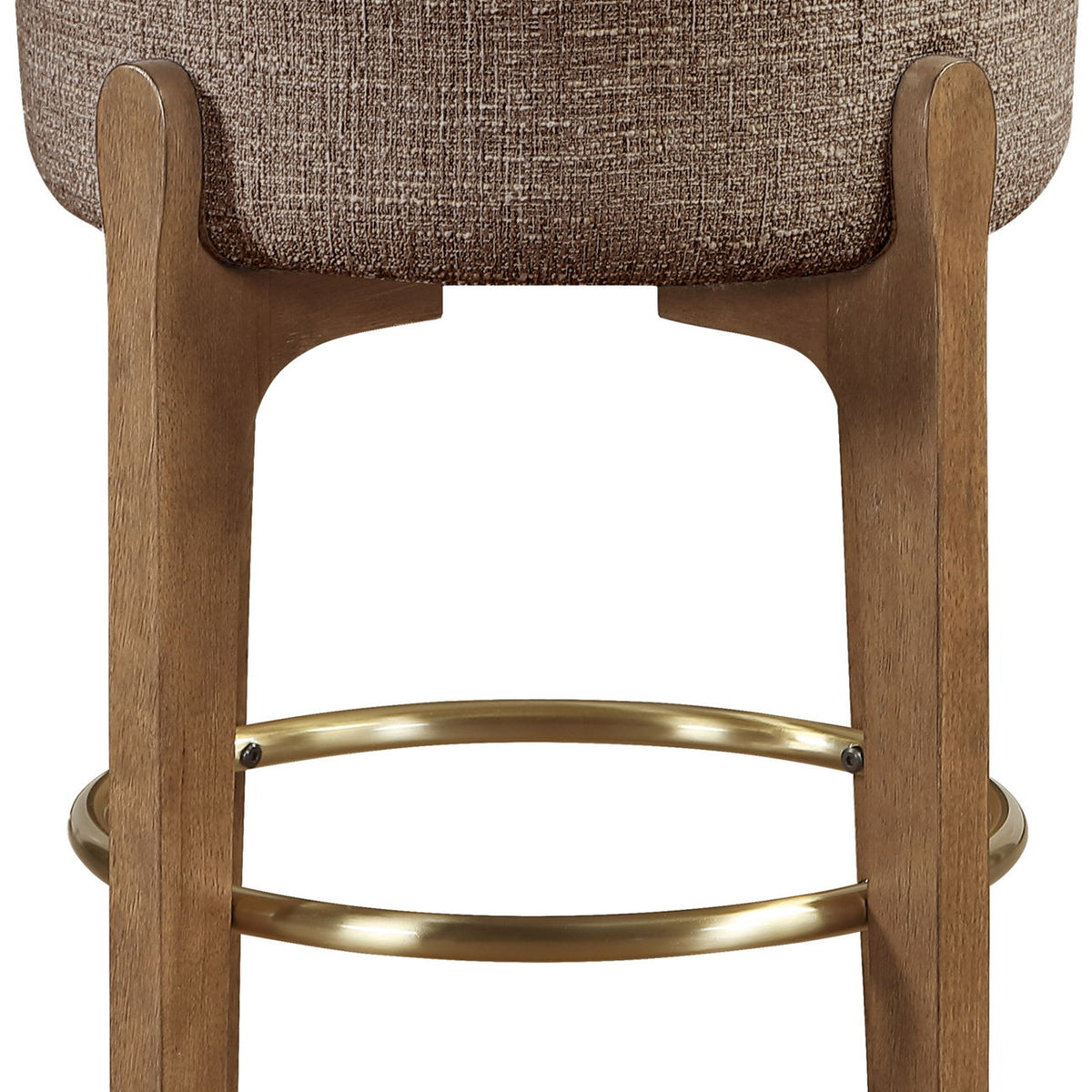 Torino - Backless Counter Stool With Brushed Brown Base (Set of 2)