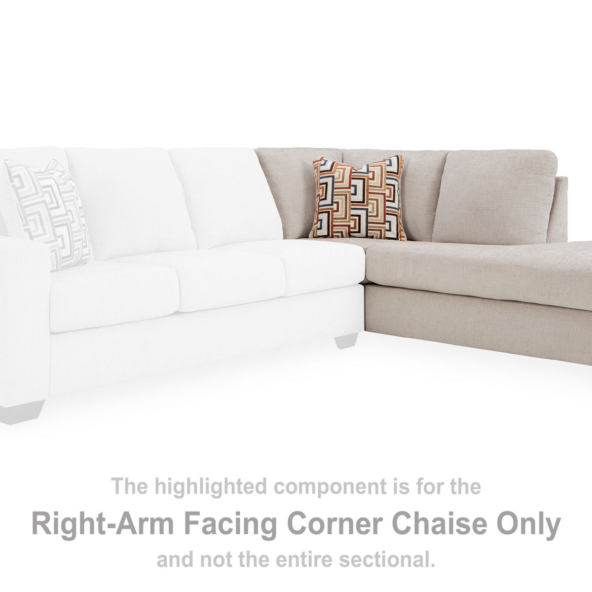 Aviemore - Raf Corner Chaise - Stone