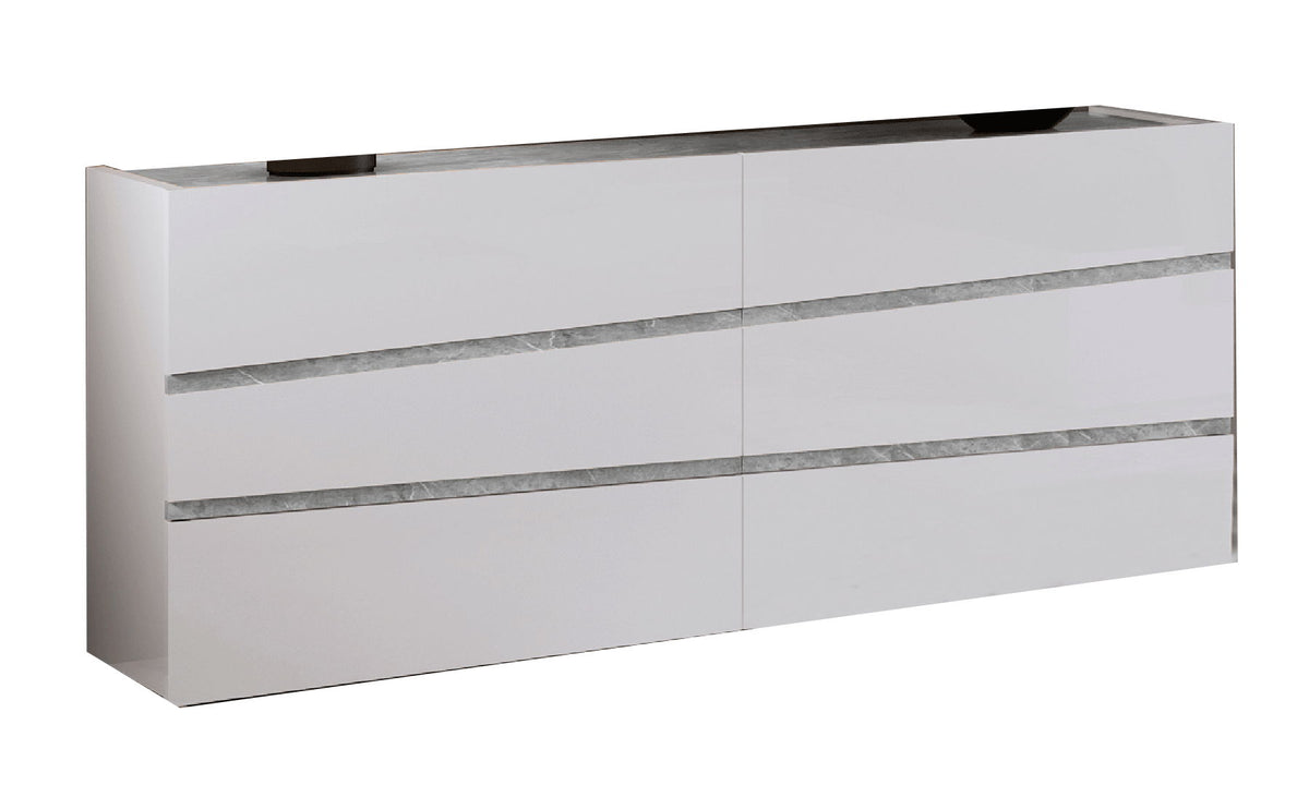 Alba - Double Dresser - White