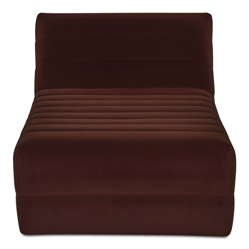 Verity - Chaise - Dark Brown