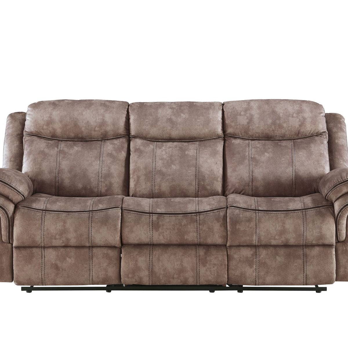 Zubaida - Two Tone Velvet 3 Piece Recliner Living Room Set