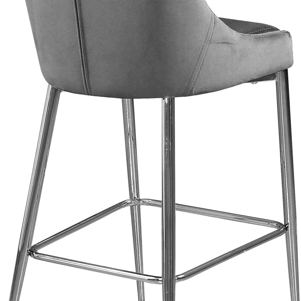 Karina - Stool with Chrome Legs (Set of 2)