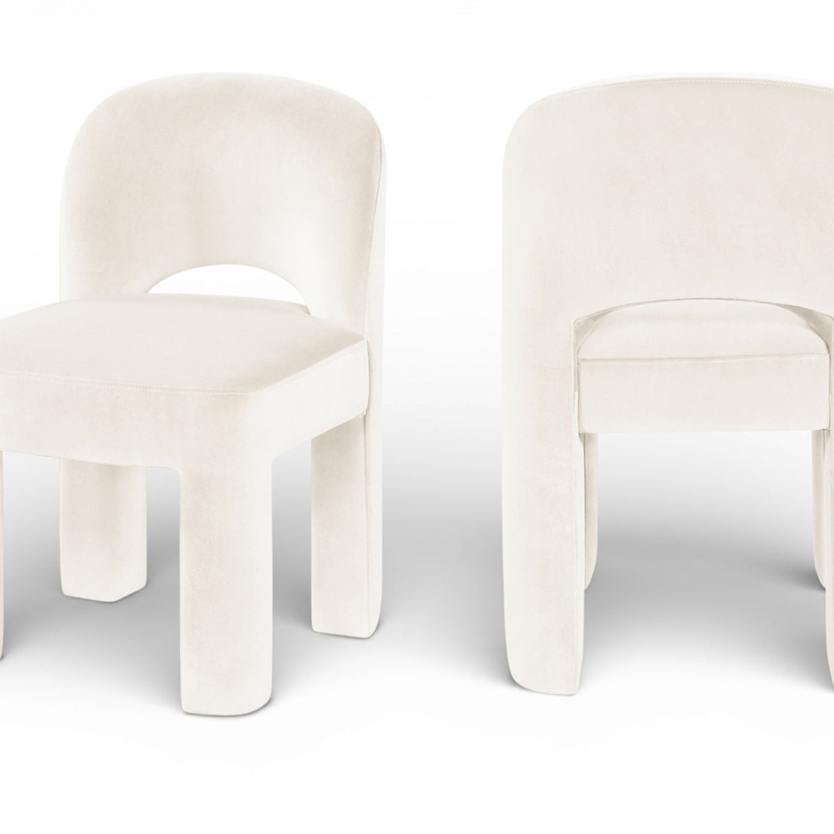 Celine - Velvet Performance Fabric Upholstered Dining Chair (Set of 2)