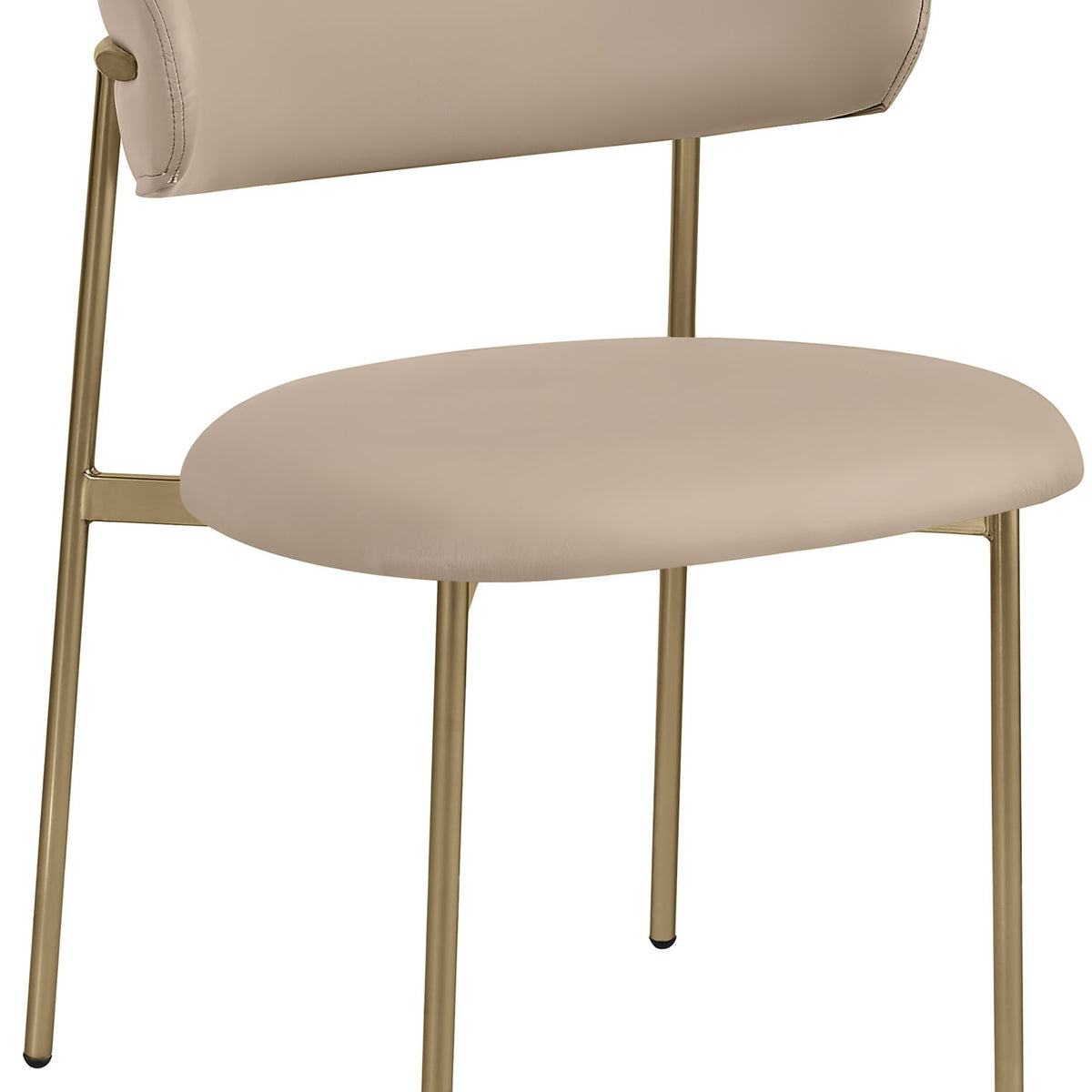 Lupita - Dining Chair With Brushed Gold Legs(Set of 2)