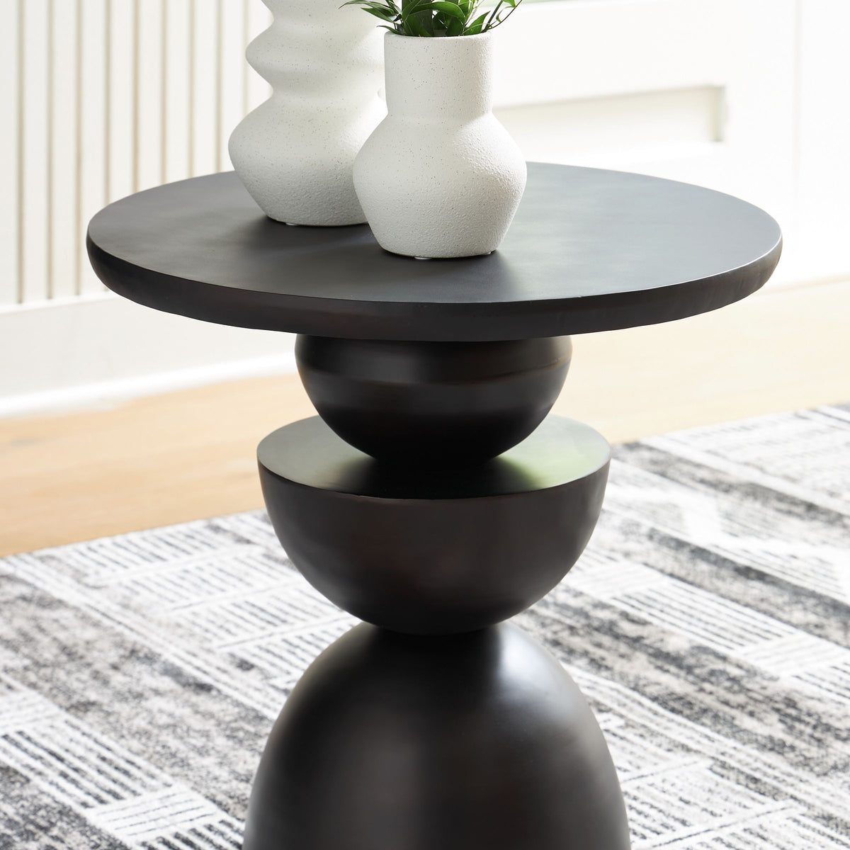 Kurtson - Accent Table - Bronze Finish