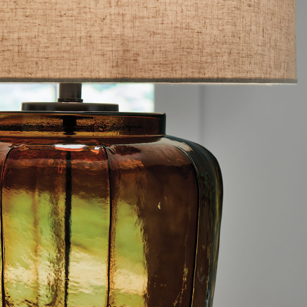 Bainmore - Amber - Glass Table Lamp