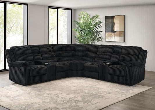 Atkinson - LAF Recliner, Box 1 of 3 - Black