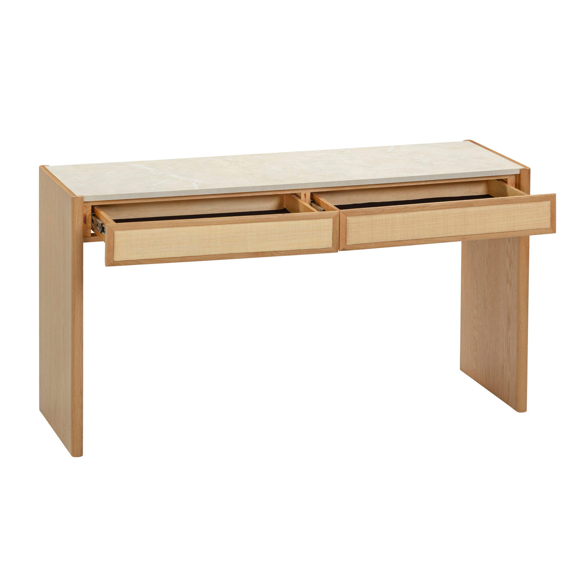 Paige - Console / Desk - Natural Oak