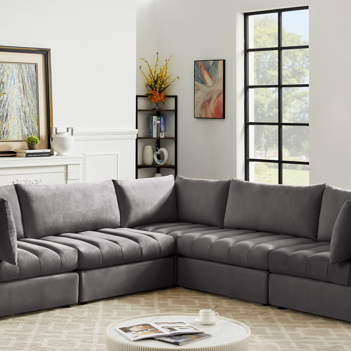 Jacob - Modular Corner Sectional 5 Piece