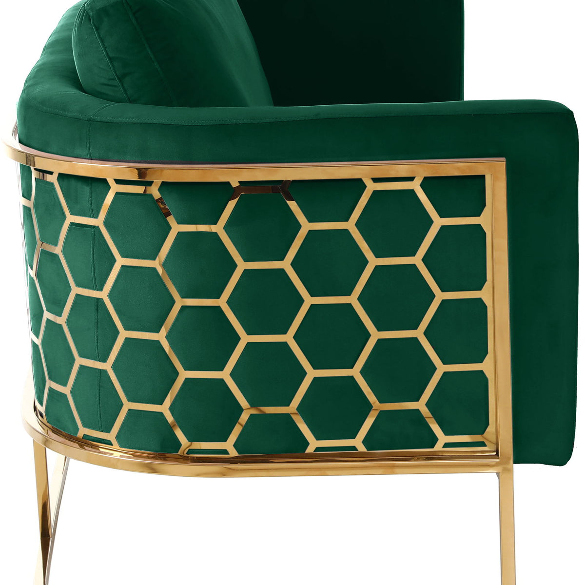 Casa - Sofa with Gold Legs