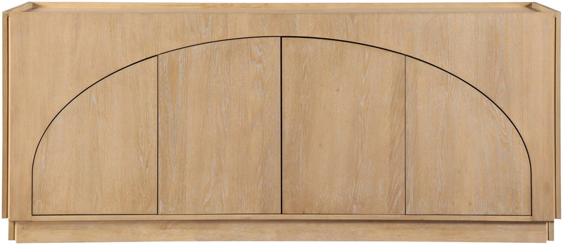 Everson - Oak Veneer And Solid Wood Sideboard/Buffet - Natural