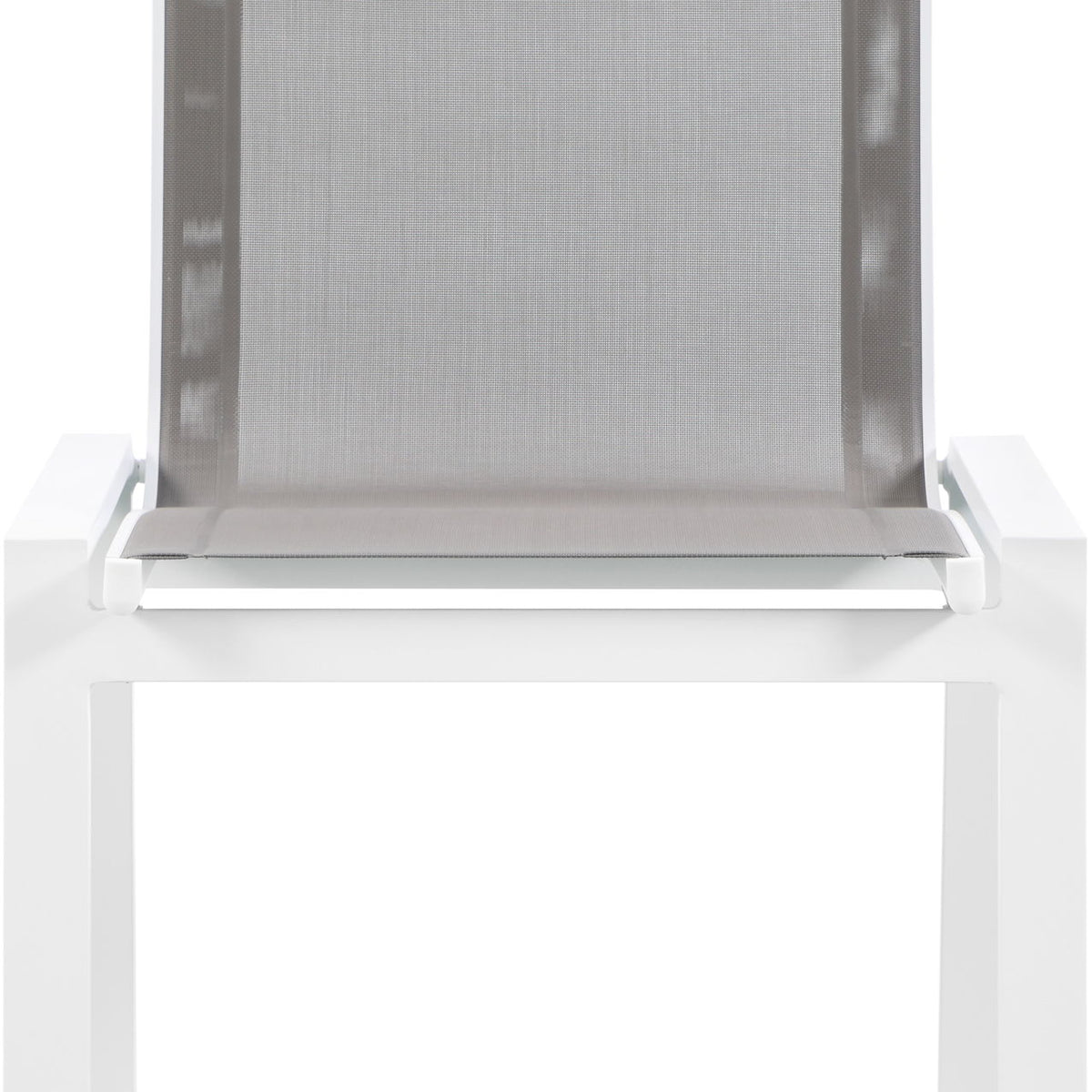 Nizuc - Outdoor Patio Dining Chair With White Frame (Set of 2)