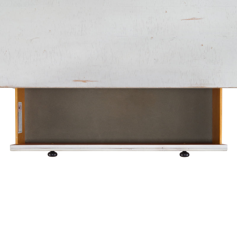 Heather - 5-Drawer Chest - Rustic White