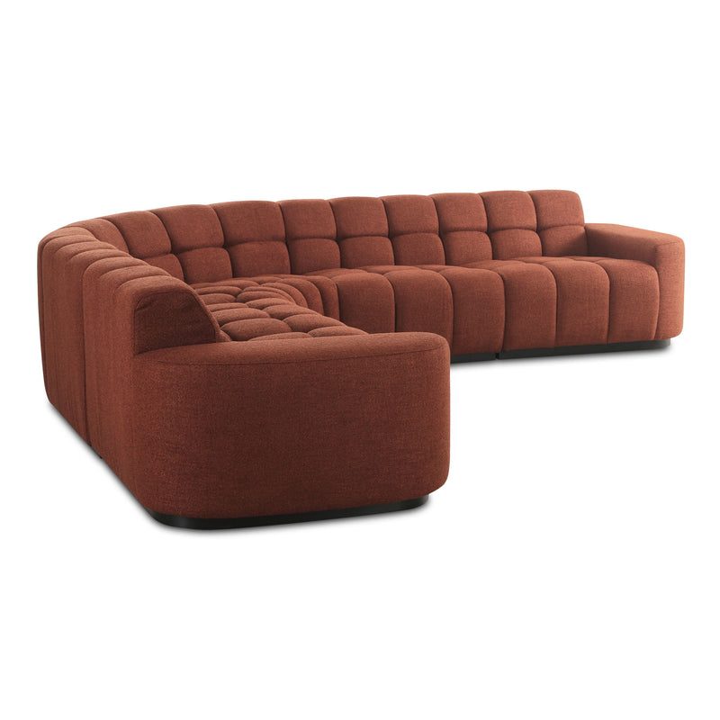 Roman - L-Shaped Sectional - Rust