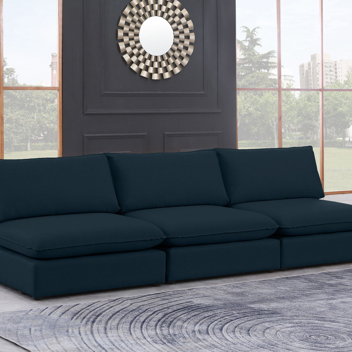 Mackenzie - Modular Sofa Armless - 3 Seats