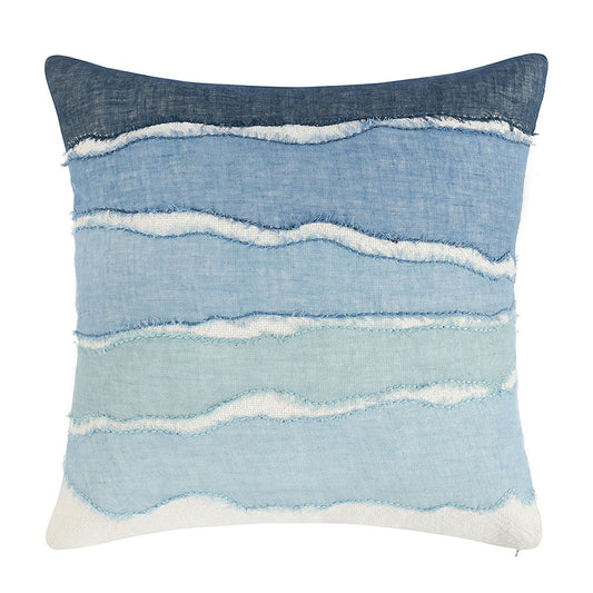 Stillness - ST Bikram Pillow - Capri Blue Multi