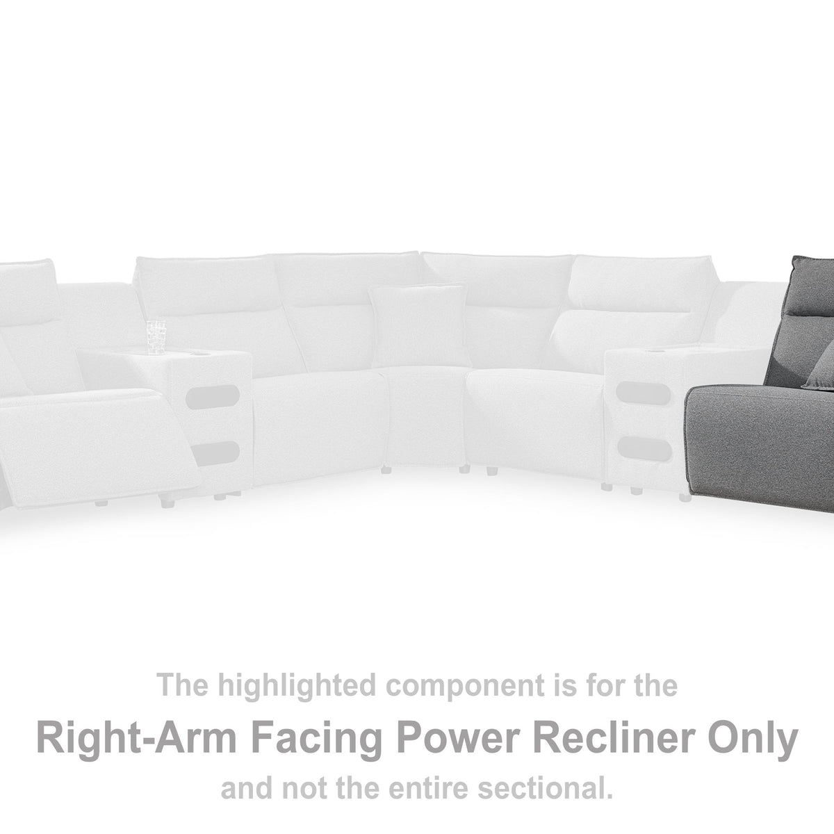 ModMax II - Salt And Pepper - RAF Zero Wall Power Recliner