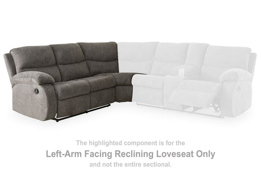 Museum - Laf Reclining Loveseat - Pewter