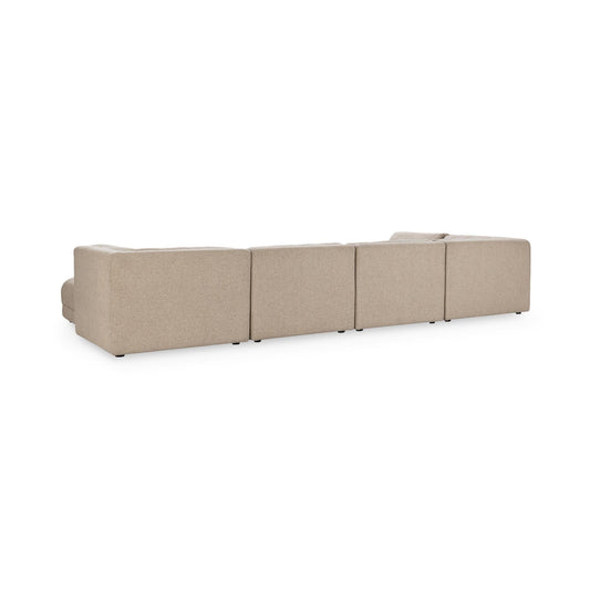 Adalynne - Upholstered 6 Piece Sectional - Buttermilk