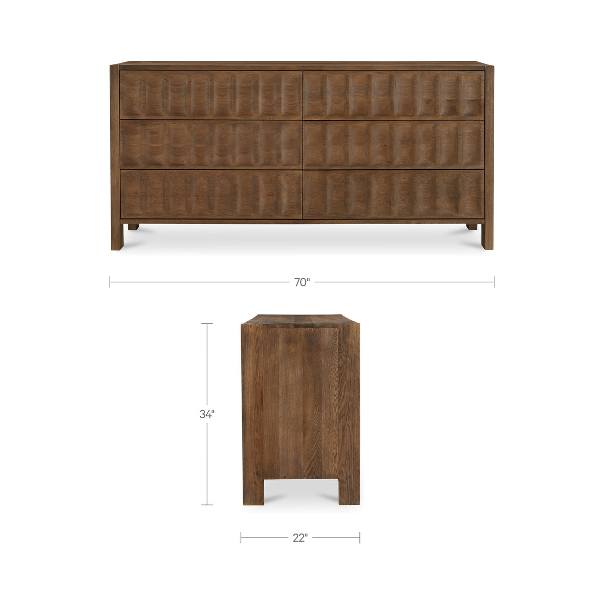 Roland - Dresser - Brown