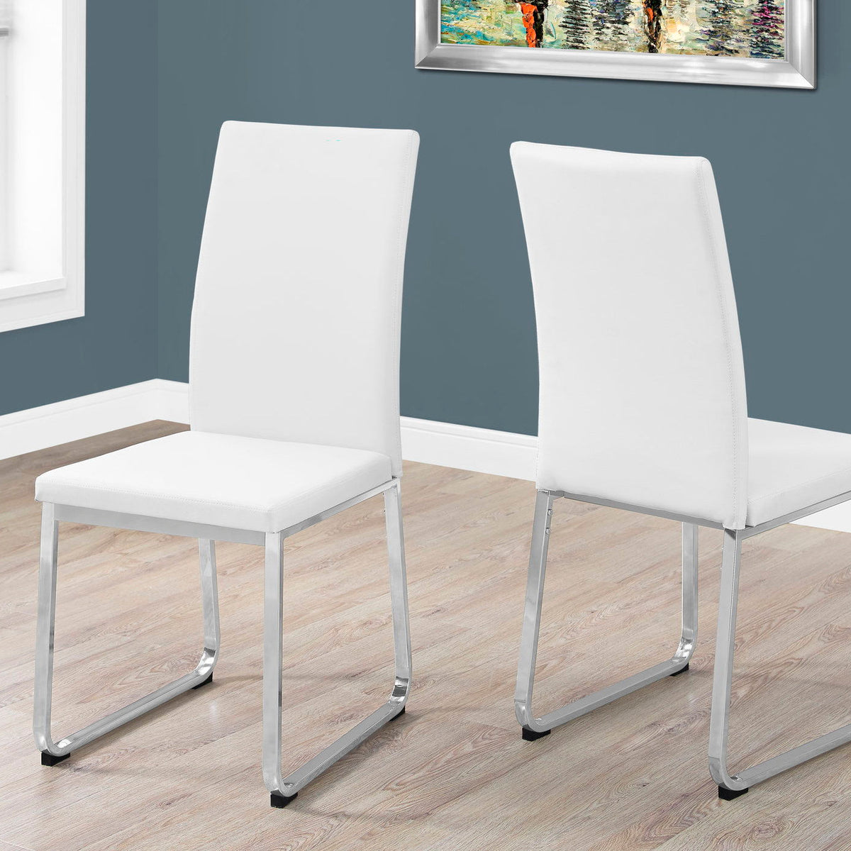 Dining Side Chair, Upholstered For Dining Room, Modern (Set of 2)