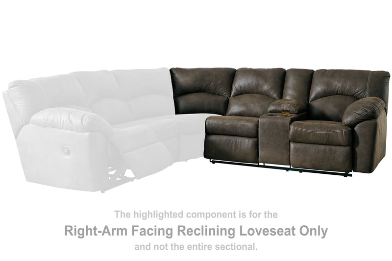Tambo - RAF REC Loveseat w/Console - Canyon