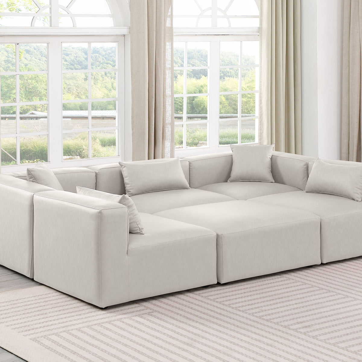 Cube - 6 Piece Modular Sectional