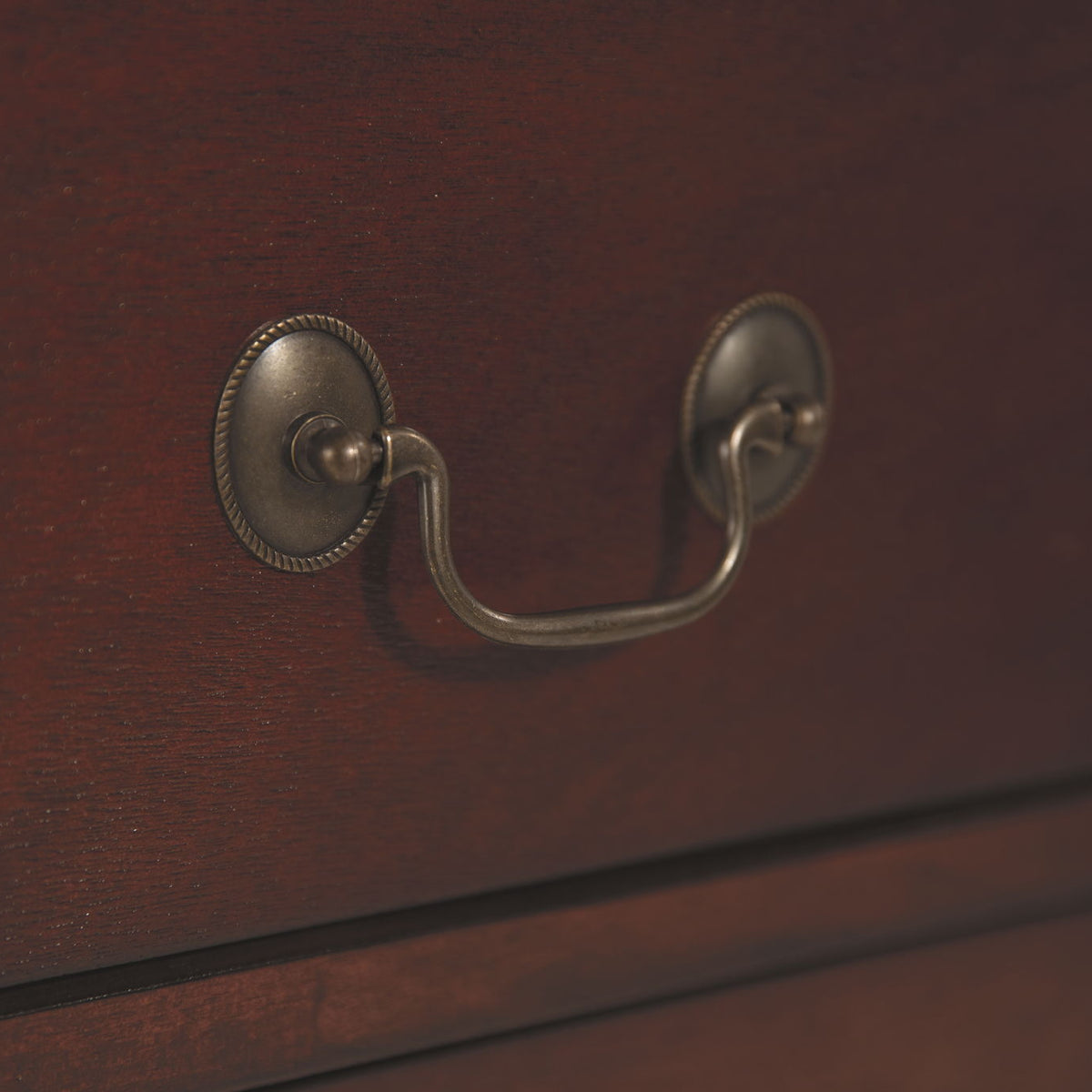 Alisdair - Two Drawer Night Stand - Reddish Brown