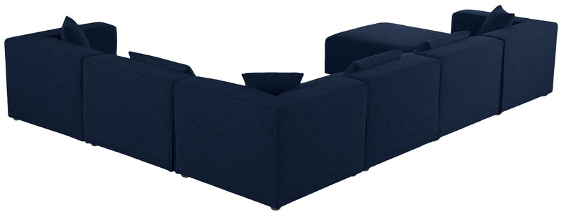 Cube - Linen 7 Piece Modular Sectional