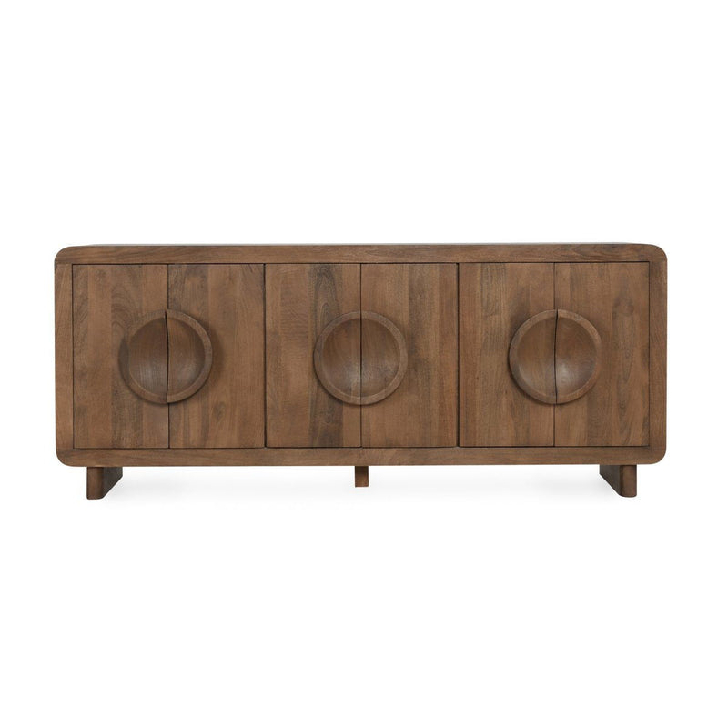 Vally - Wood 6 Door Buffet - Artisan Brown