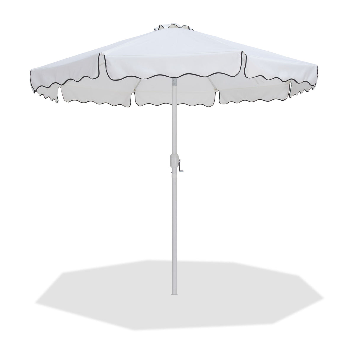 Amalfi - Patio Umbrella - White Pole