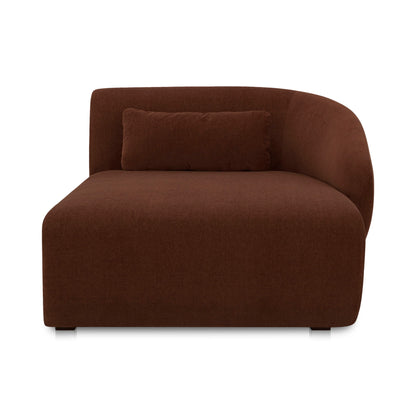 Amelia - Right Arm Facing Chaise - Chestnut