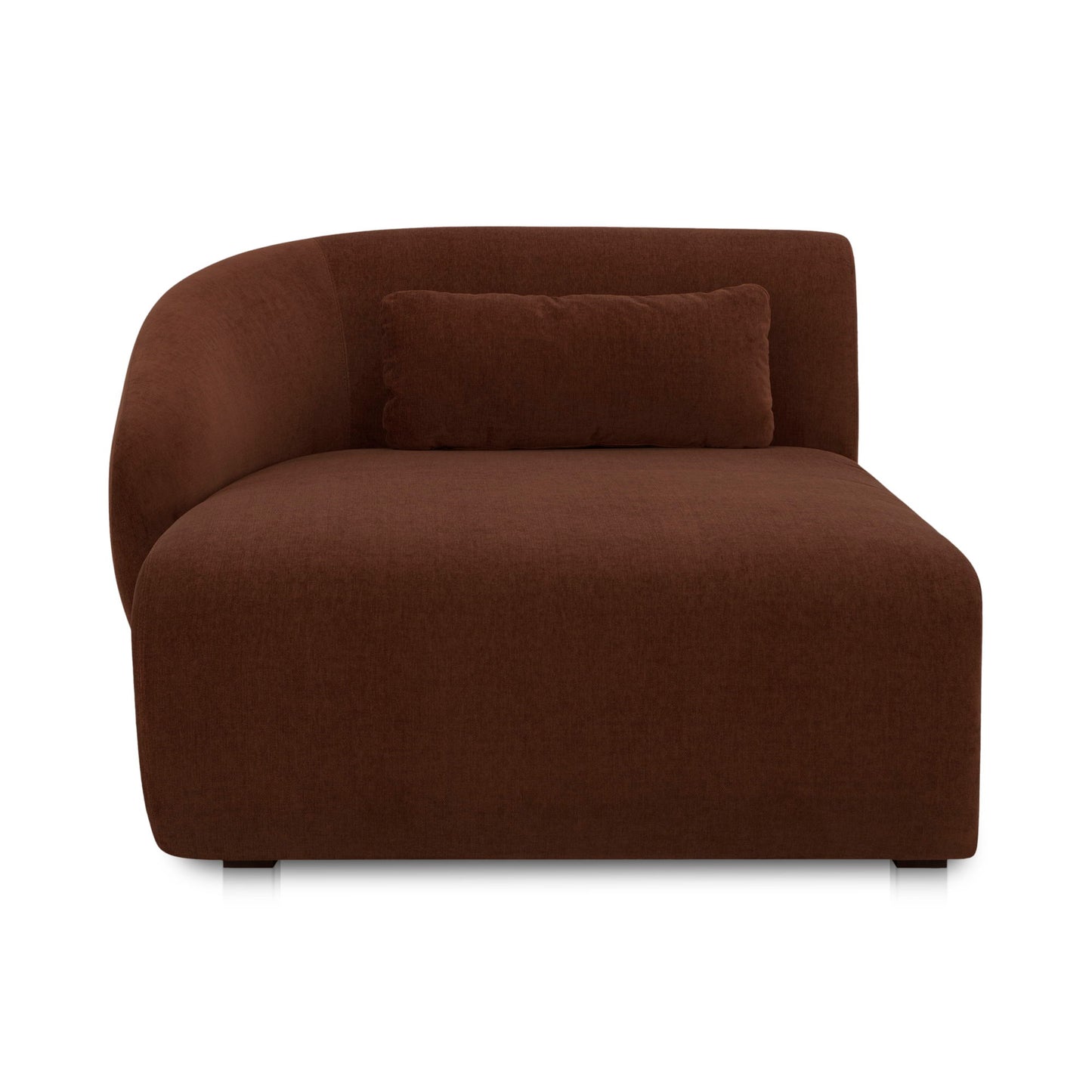 Amelia - Left Arm Facing Chaise - Chestnut