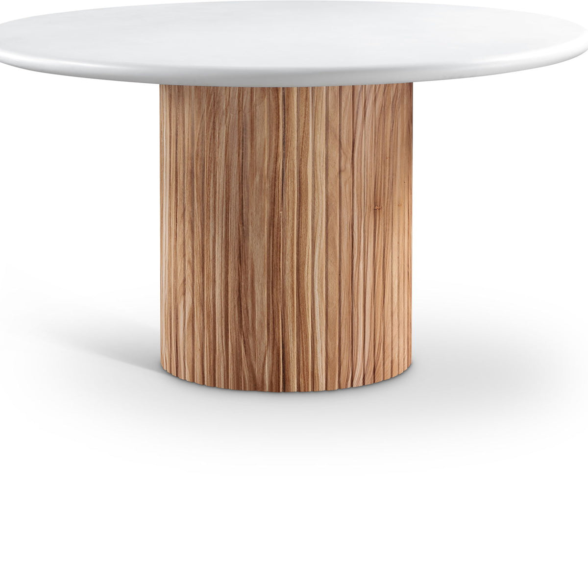 Sanremo - Concrete 53" Finished Concrete Indoor / Outdoor Dining Table - White