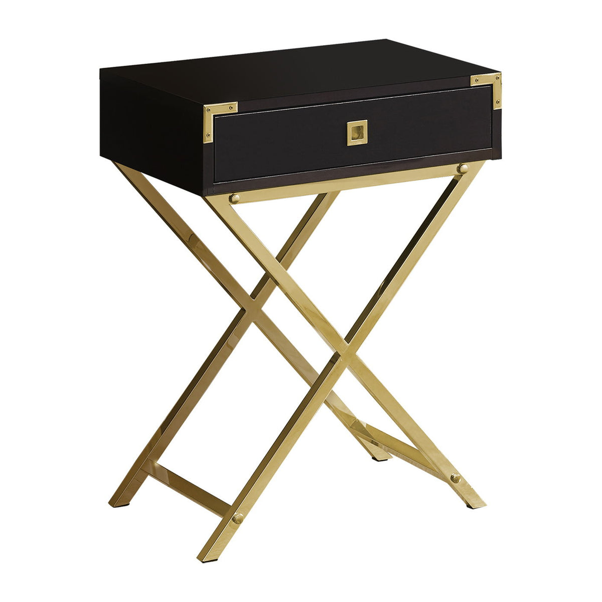 Accent Side Table, Storage Drawer, Stylish Design Contemporary & Modern