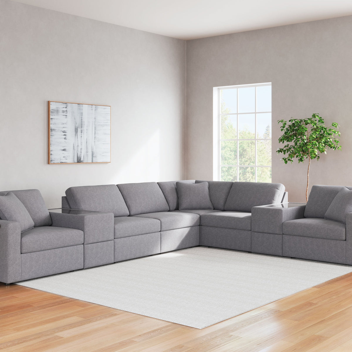 Modmax - Granite - Sectional