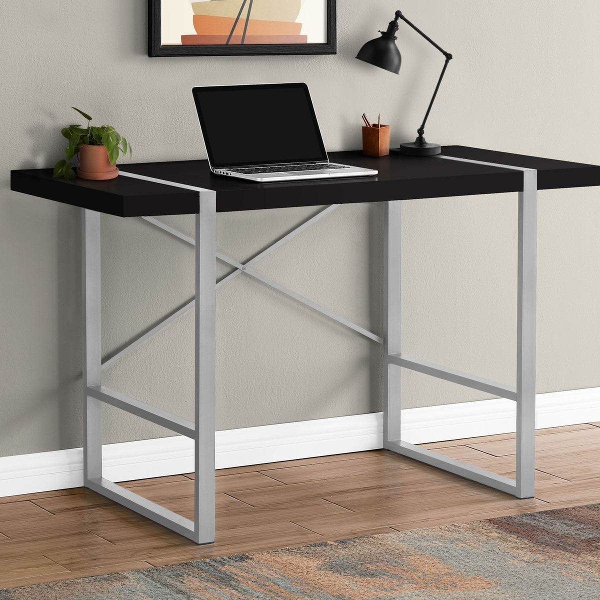 Computer Desk For Home Office, Laptop, Industrial Design