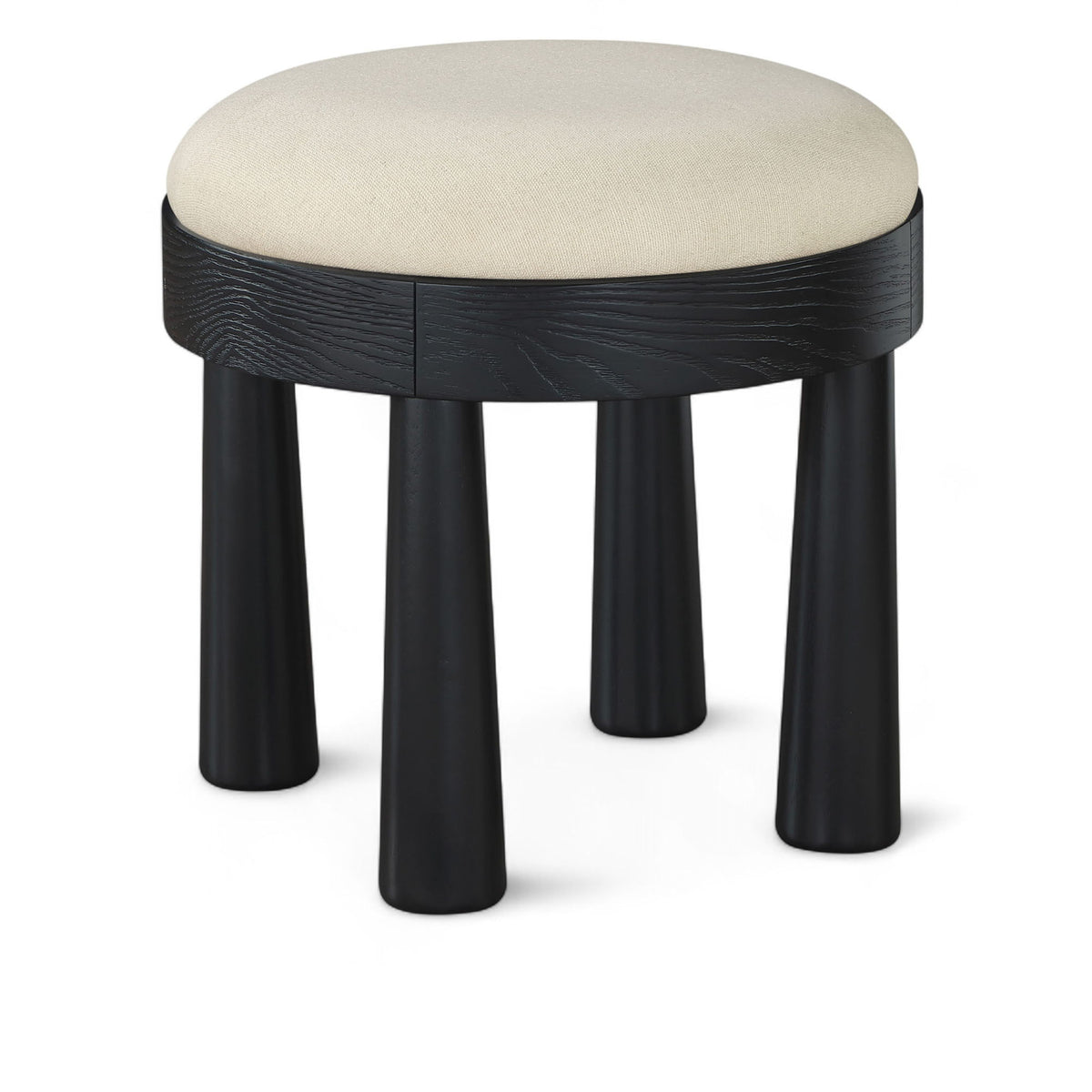 Larea - Upholstered Ottoman - Cream