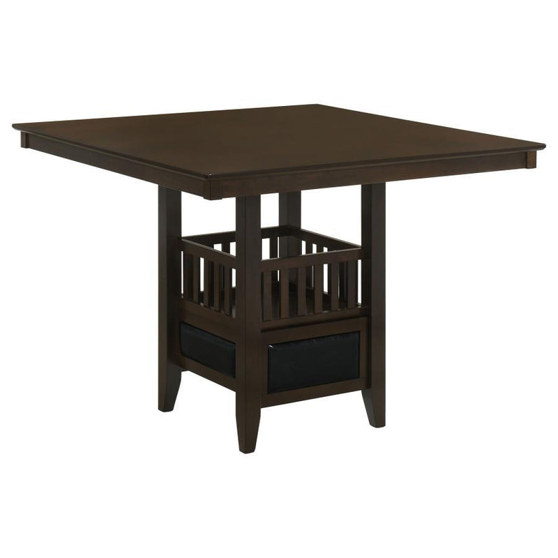 Jaden - 5 Piece Square Counter Height Dining Set - Espresso