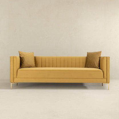 Angelina - Modern Channel Tufted Sofa