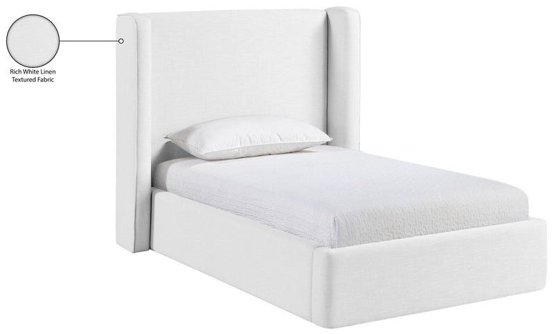 Kendall - Linen Textured Fabric Upholstered Bed