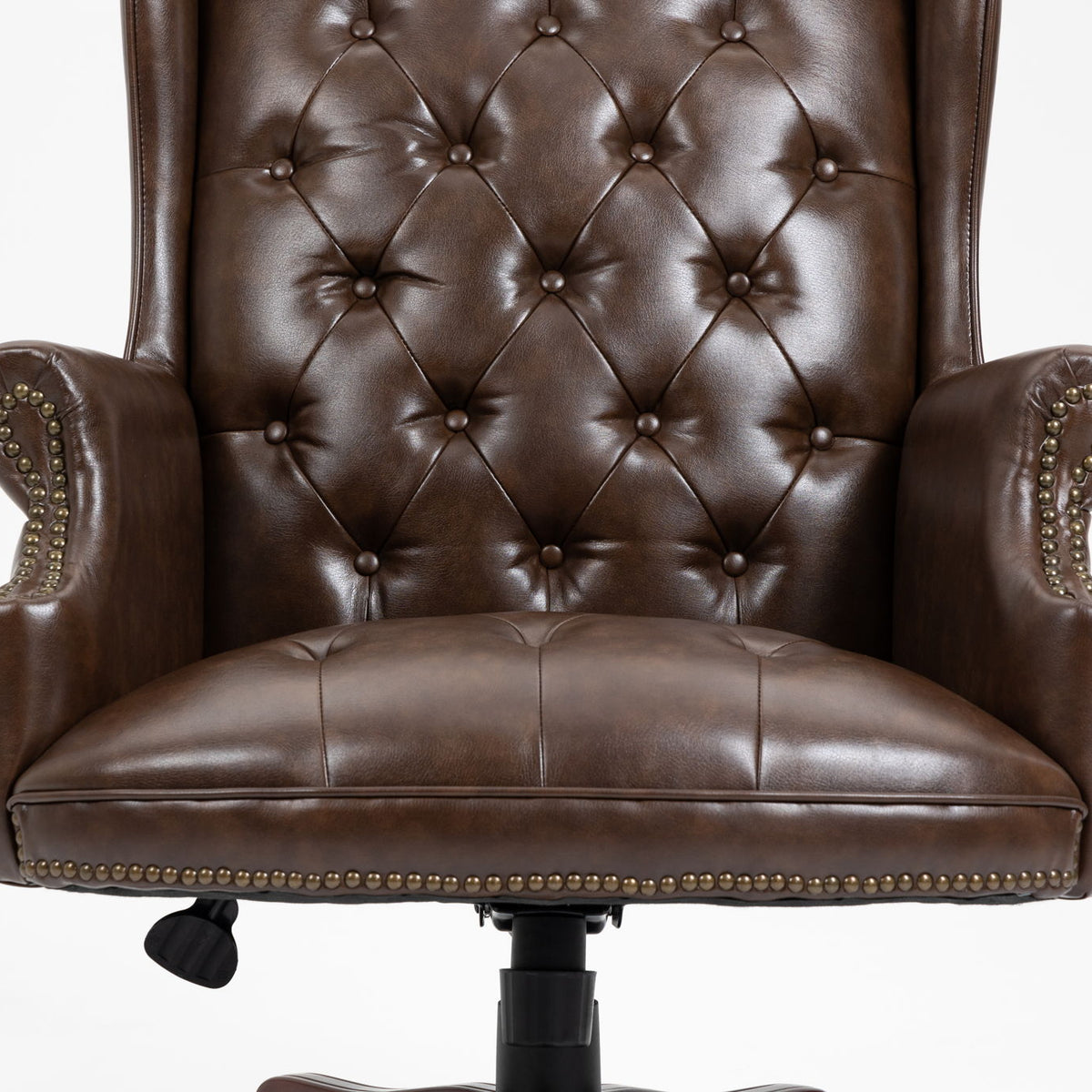Executive Office Chair, High Back Reclining Comfortable Desk Chair With Smooth Glide Caster Wheels