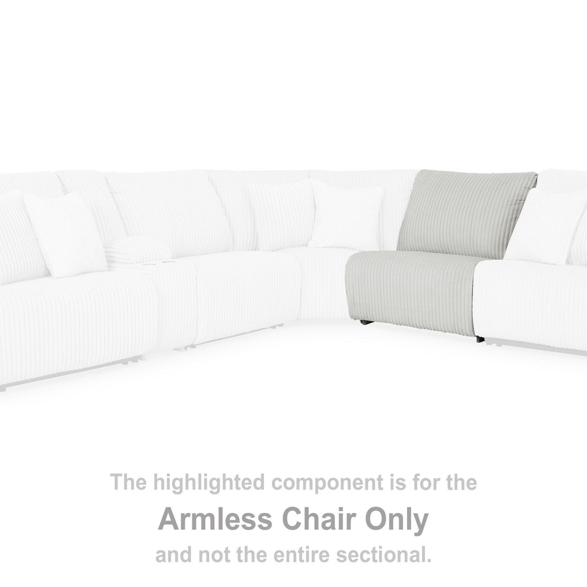 Top Tier - Armless Chair - Alloy