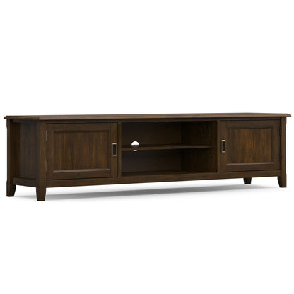 Burlington - Low TV Media Stand - Mahogany